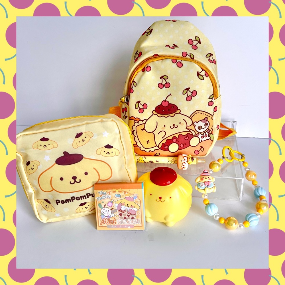 💛(POM304) Pompompurin Adorable 5-Piece Fun Bundle!